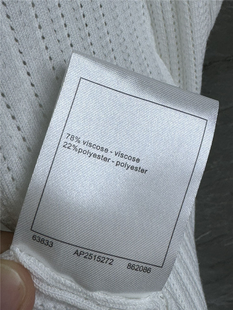 Ch**el double c knitted dress replica d&g clothing