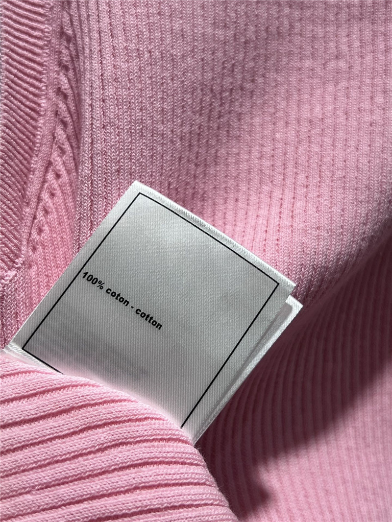 Ch**el crochet knitted vest replica d&g clothing