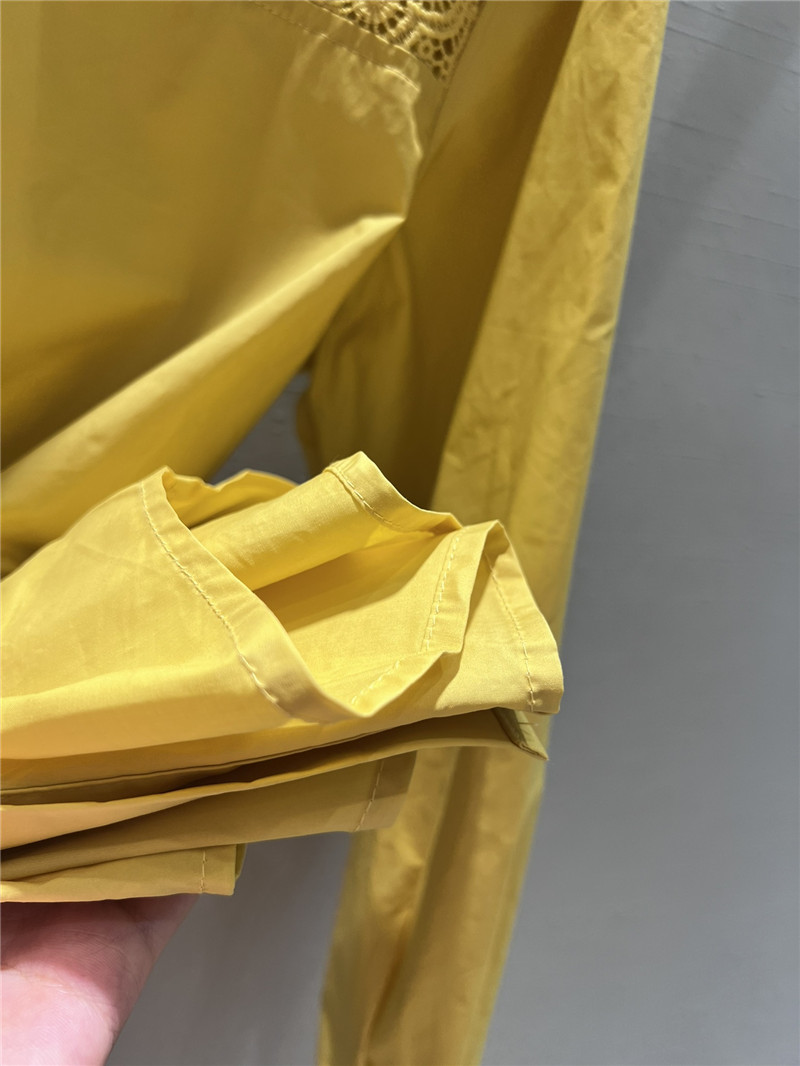 M1um1u patchwork long-sleeved shirt replica clothing sites