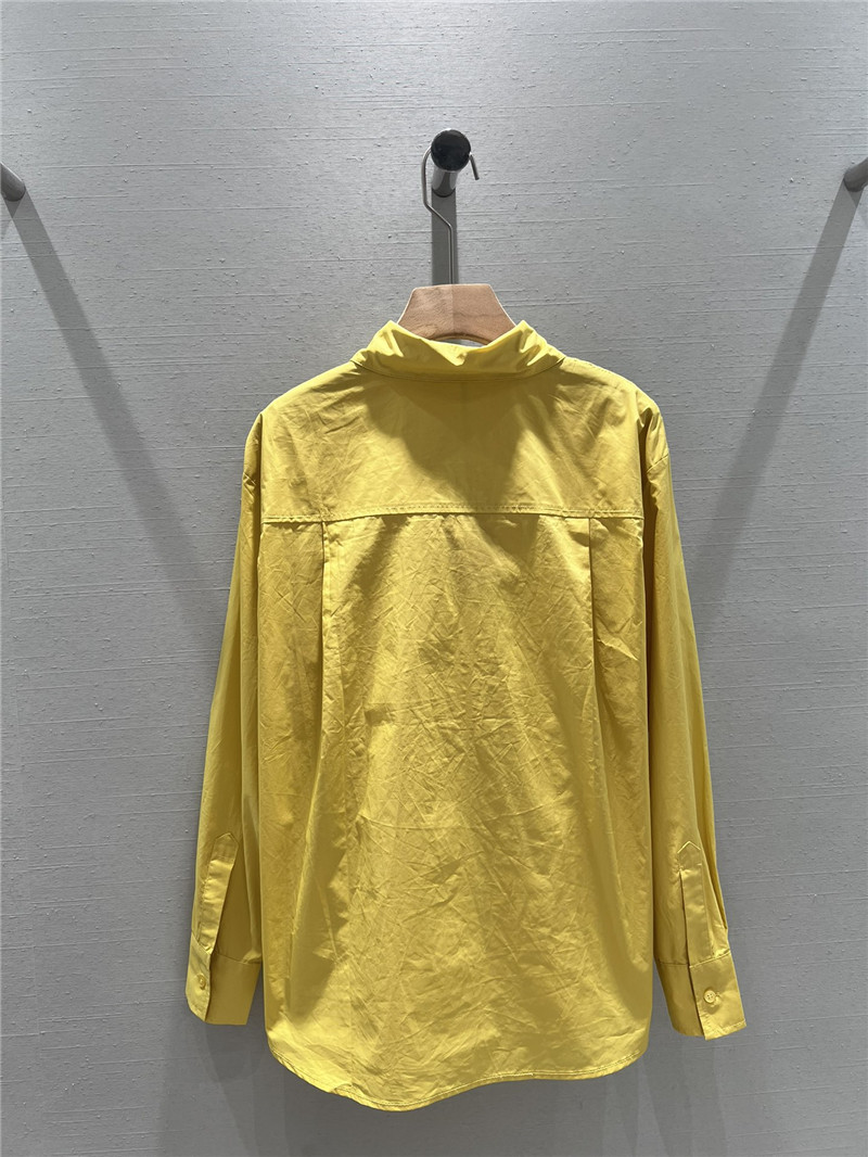 M1um1u patchwork long-sleeved shirt replica clothing sites