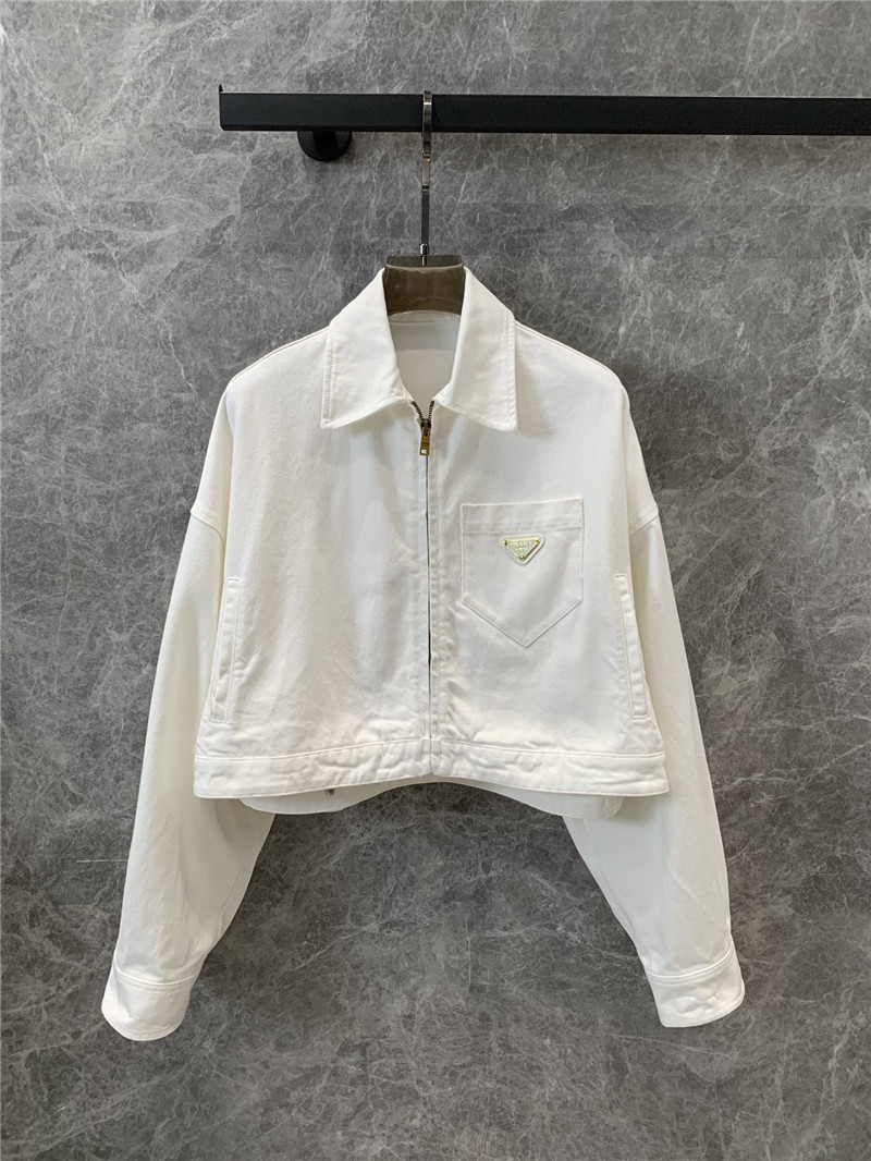 Prada evergreen denim jacket replica d&g clothing