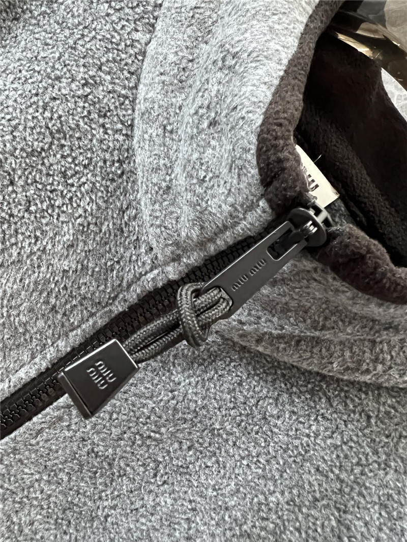 miumiu stand collar jacket replica designer clothes