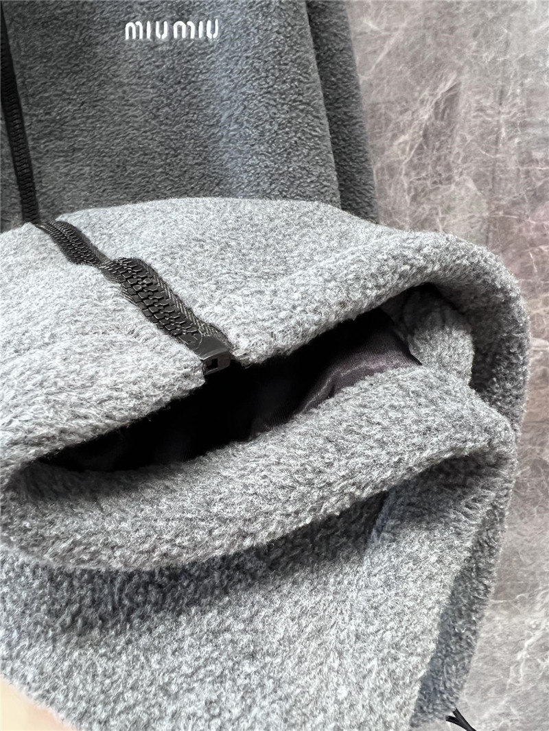 miumiu stand collar jacket replica designer clothes