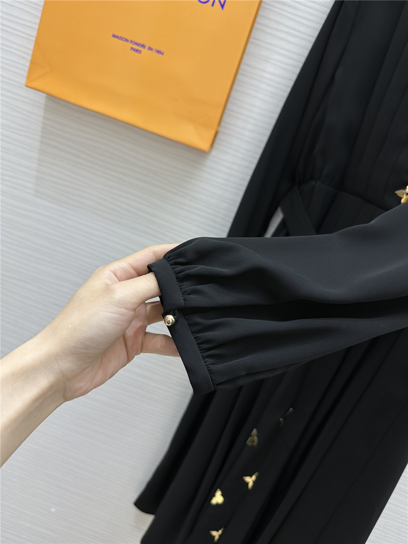 louis vuitton LV long sleeve dress replica designer clothes