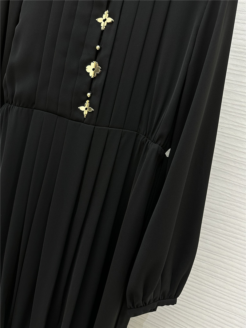 louis vuitton LV long sleeve dress replica designer clothes