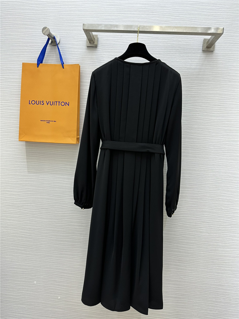 louis vuitton LV long sleeve dress replica designer clothes