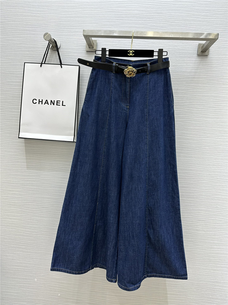 Chanel wide leg jeans cheap replica designer clothes