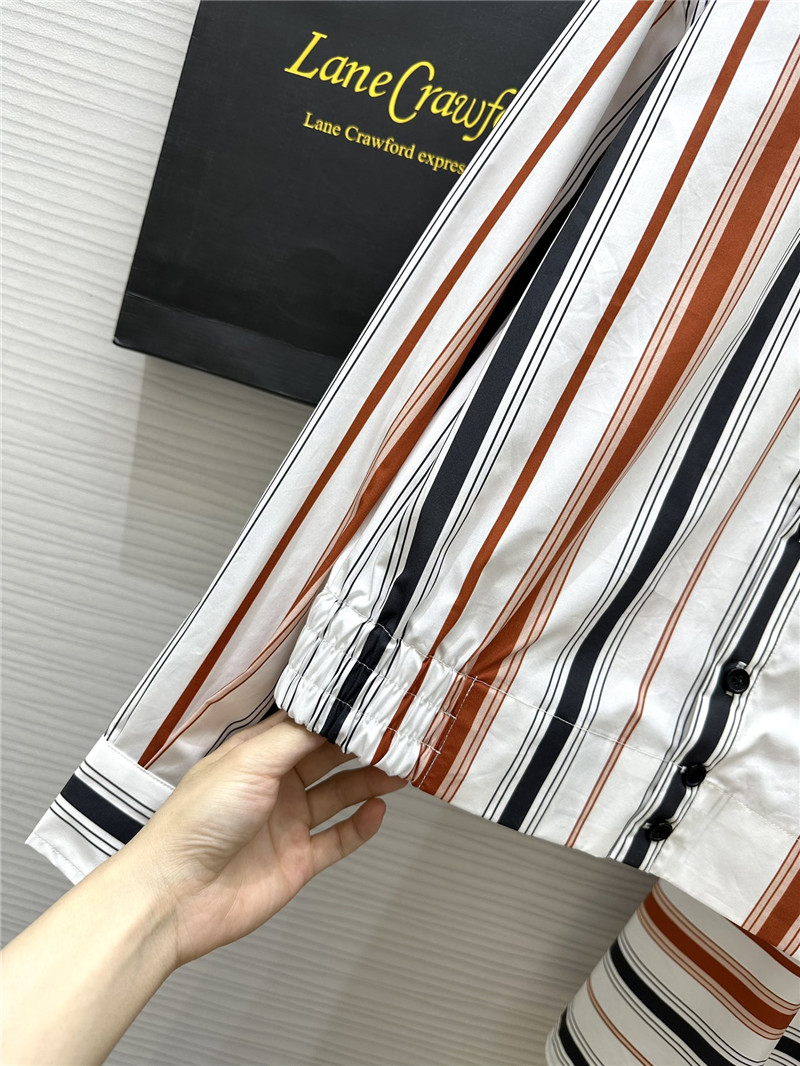 Bottega Veneta striped cotton suit replica clothing sites