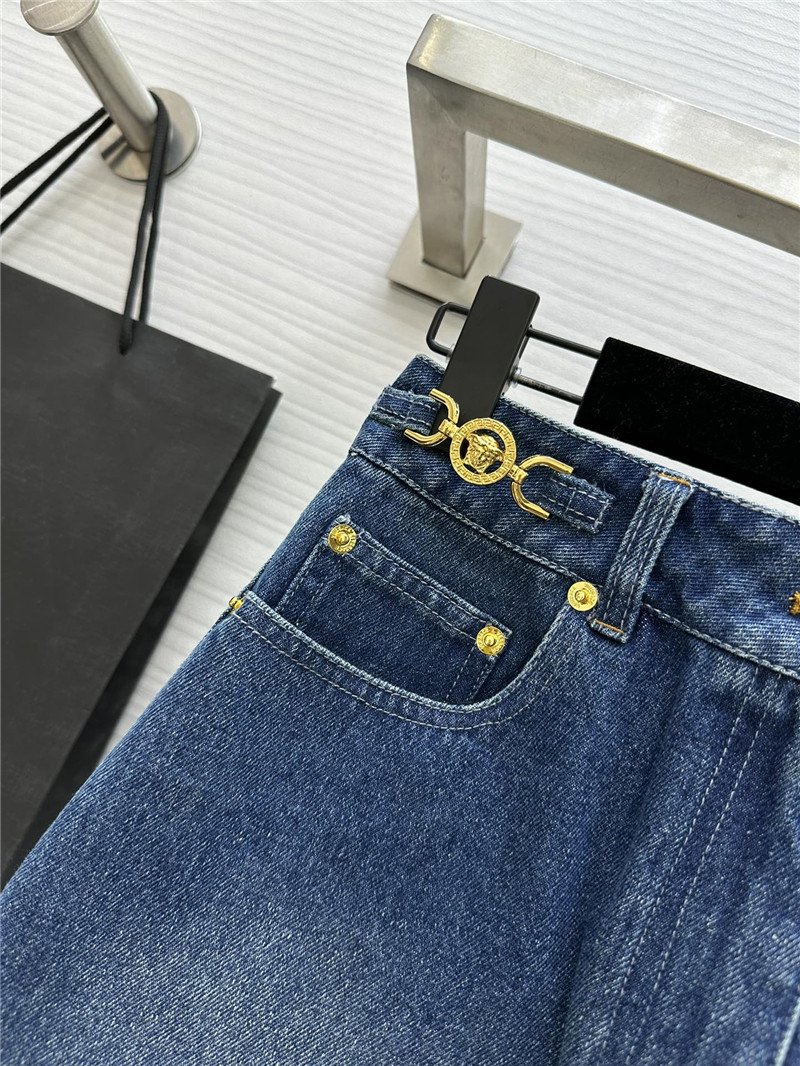 Versace short denim skirt replica clothing sites