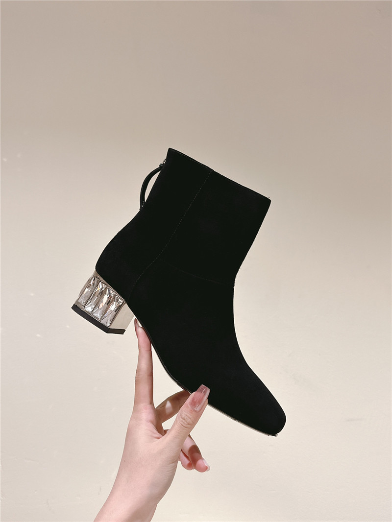 Miu Miu Suede Ankle Boots
