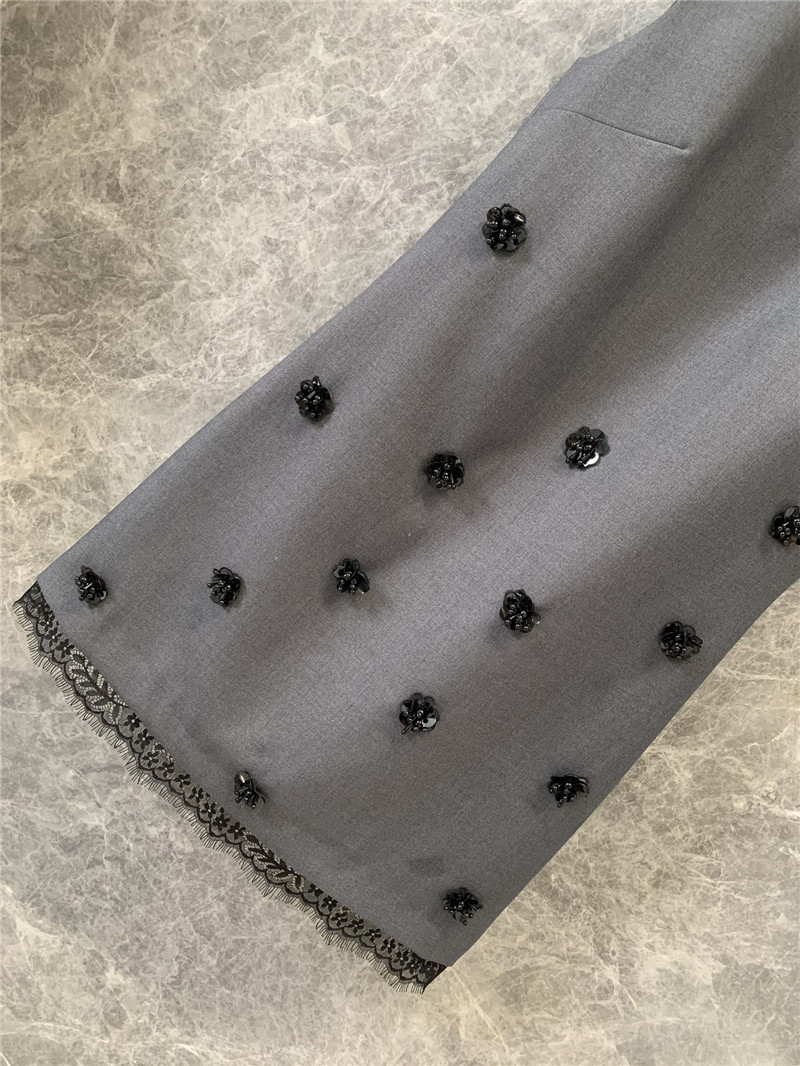 Miu Miu Grey Sleeveless Dress