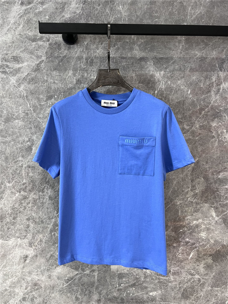 miumiu crew neck short sleeve T-shirt replica d&g clothing