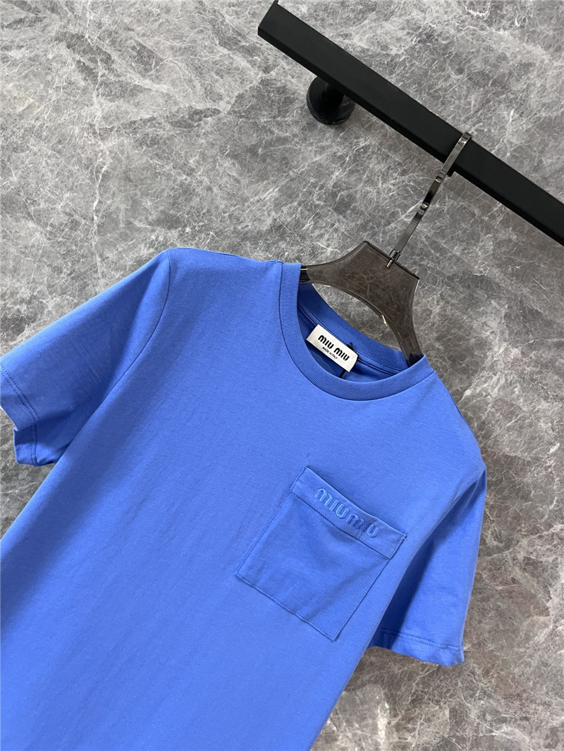 M1um1u crew neck short sleeve t-shirt replica d&g clothing