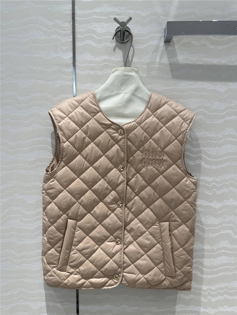 miumiu cotton vest replica designer clothes