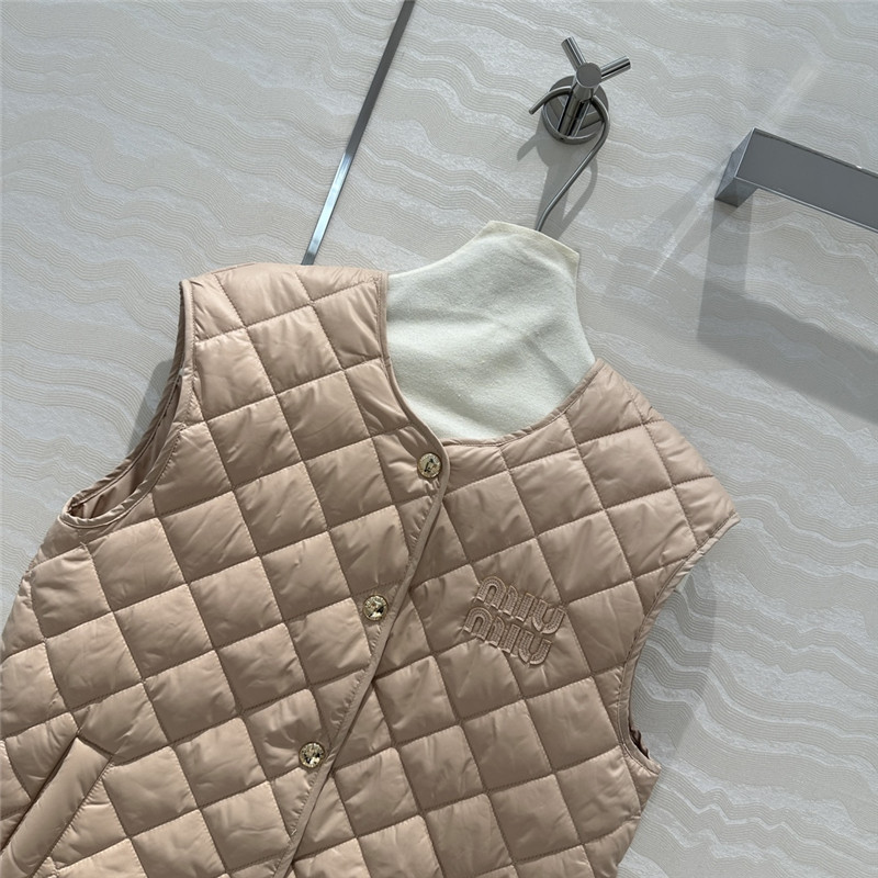 miumiu cotton vest replica designer clothes