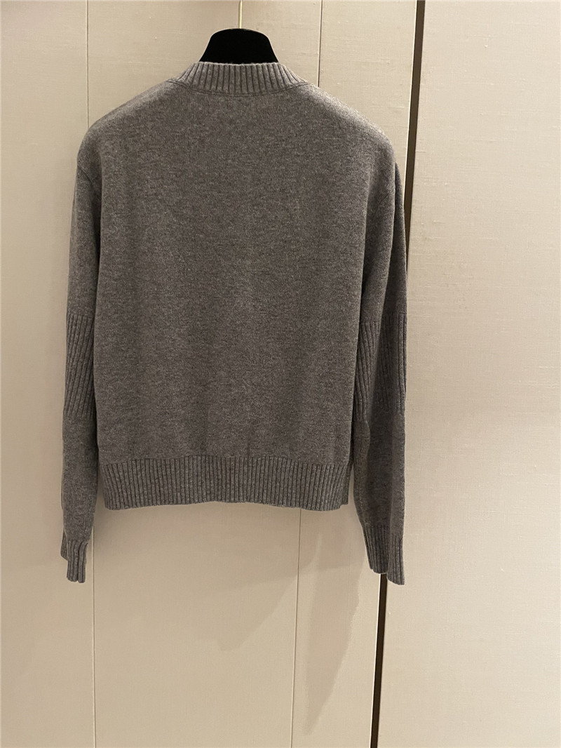 Ch**el trunlocks crop cardigan grey