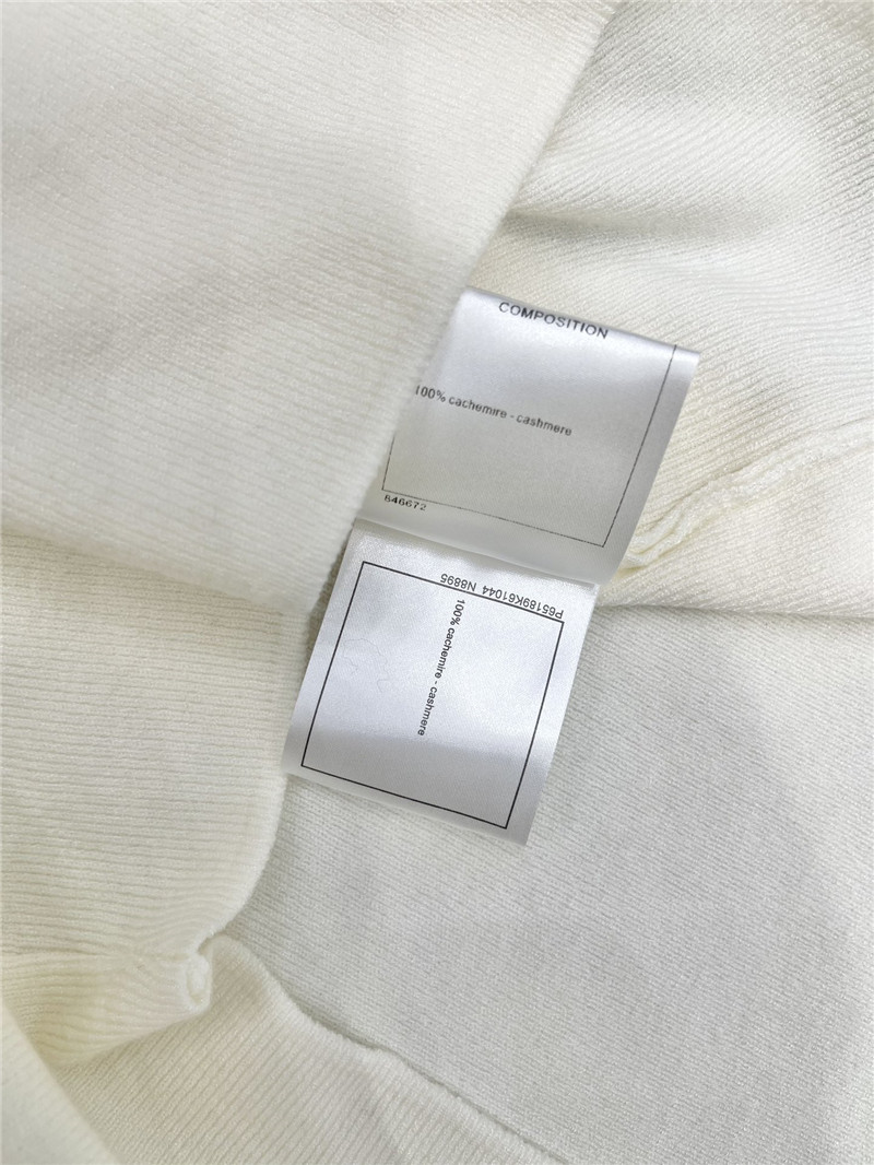 Ch**el flying sleeve knitted short sleeve replica clothes