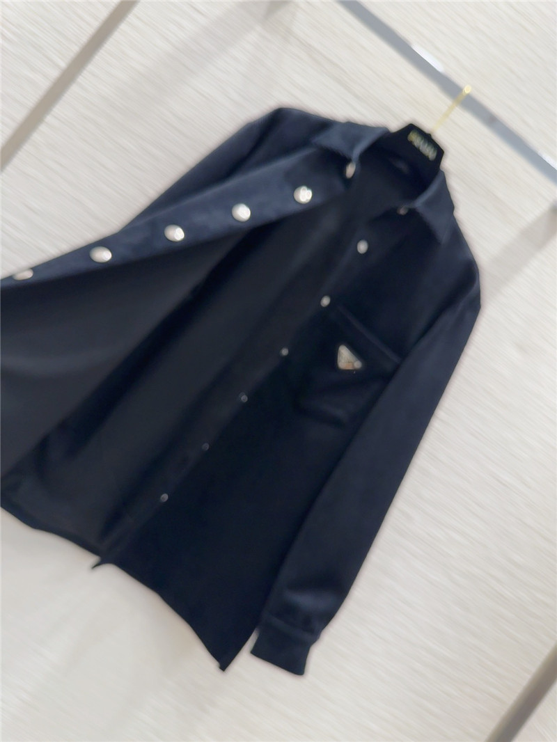 Pra*a flocked new shirt replica clothing sites