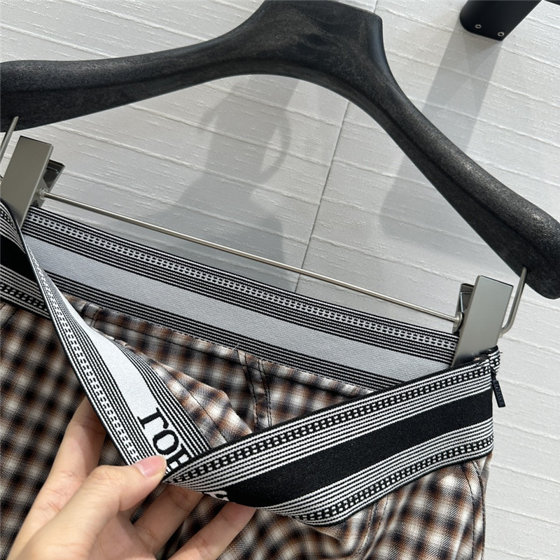 L0ew* age-reducing plaid midi skirt replica clothing