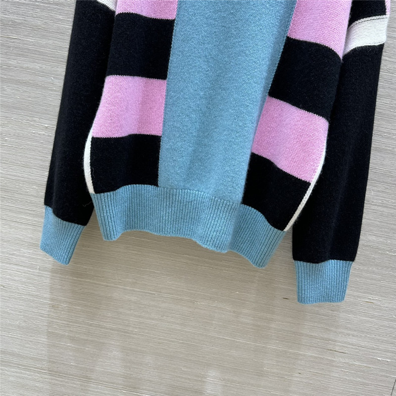 H**me5 lettres equestres long-sleeve sweater blue