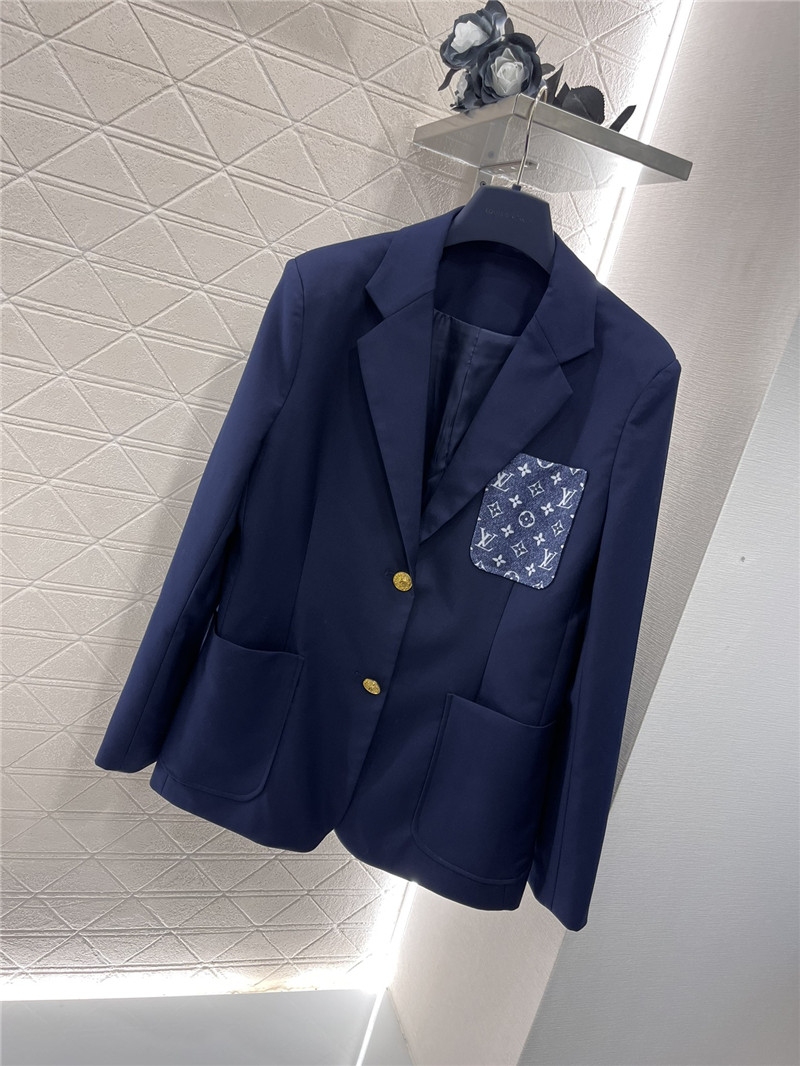 l0vis Vvtt0n lv lapel pocket suit jacket replica clothes