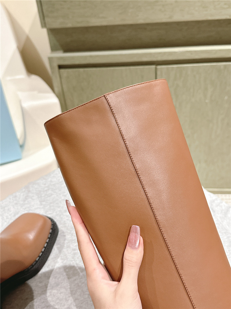 Pra*a phenix leather knee-high boots