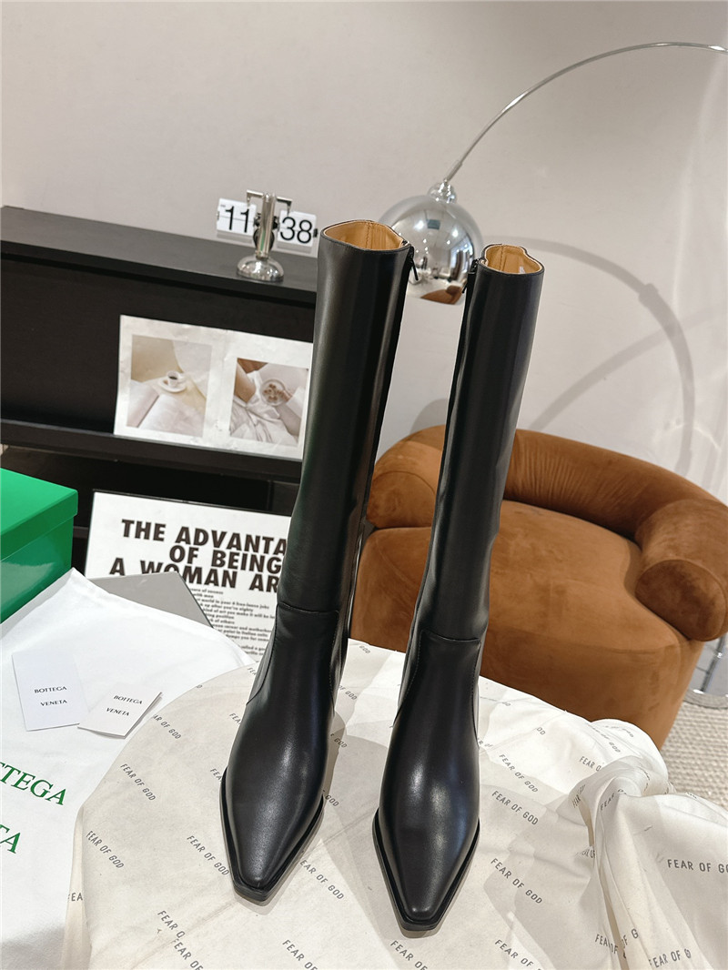 b0tt*ga Ven*ta tex leather knee-high boots