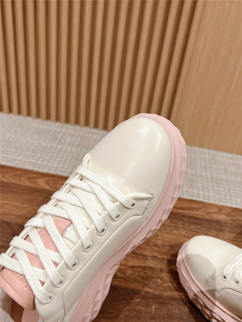 j1m*y ch00 beige pink D1am0nd maxi/f ii sneakers
