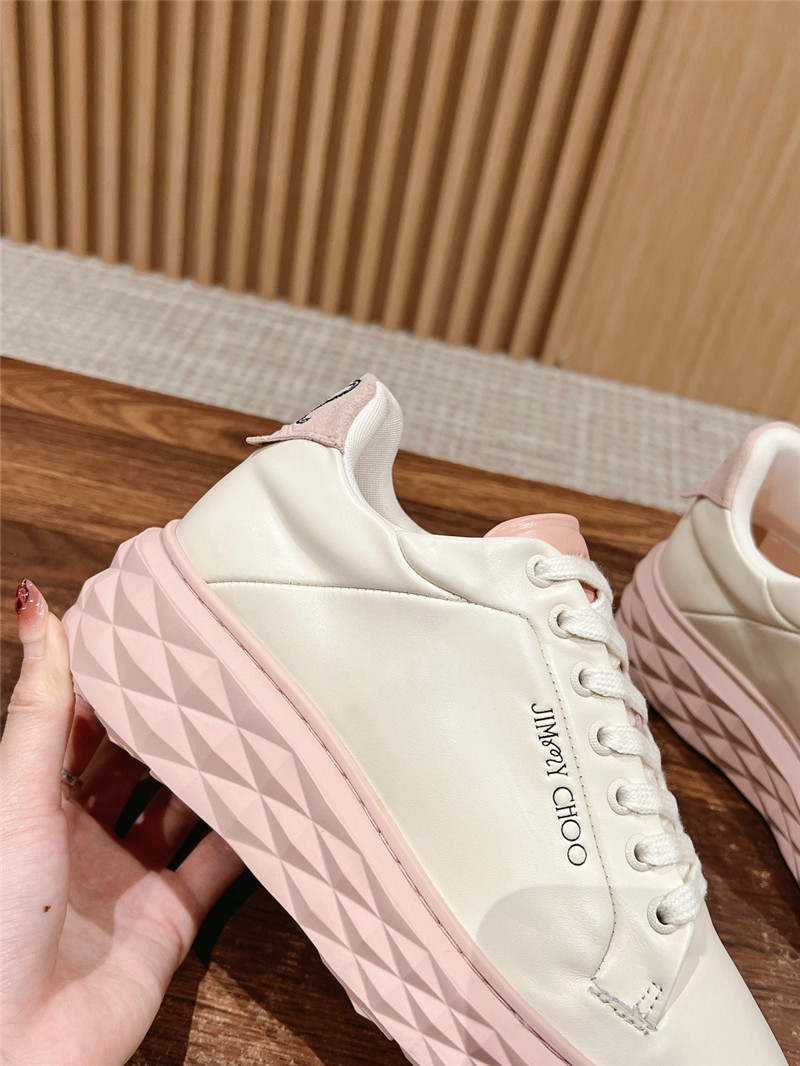 j1m*y ch00 beige pink D1am0nd maxi/f ii sneakers