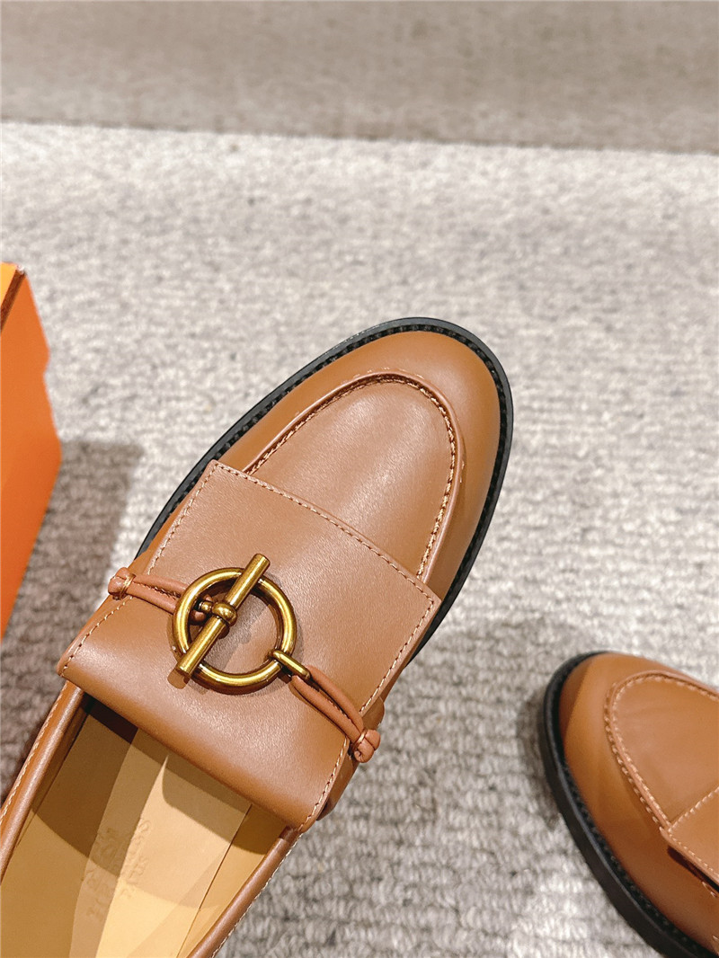 H**me5 impact loafers in naturel calfskin