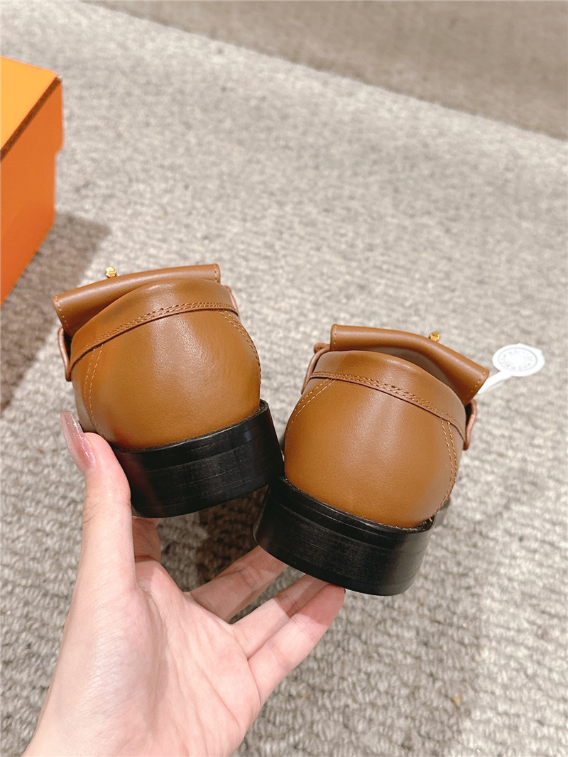 H**me5 impact loafers in naturel calfskin