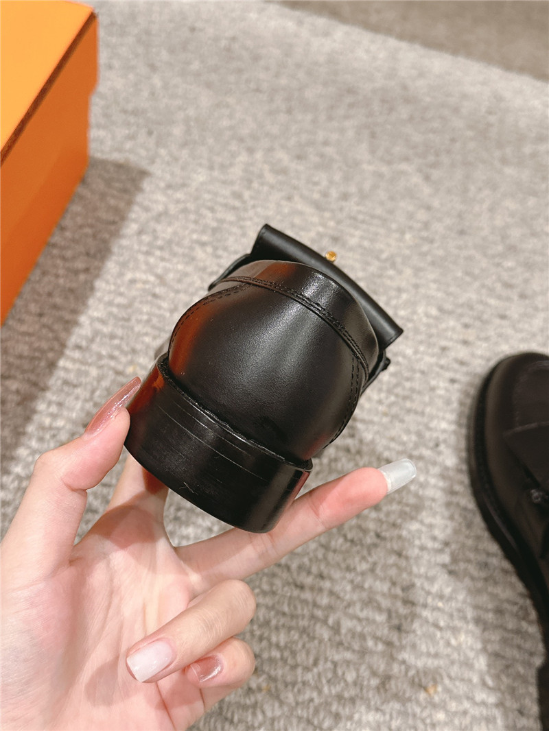 H**me5 impact loafers in black calfskin