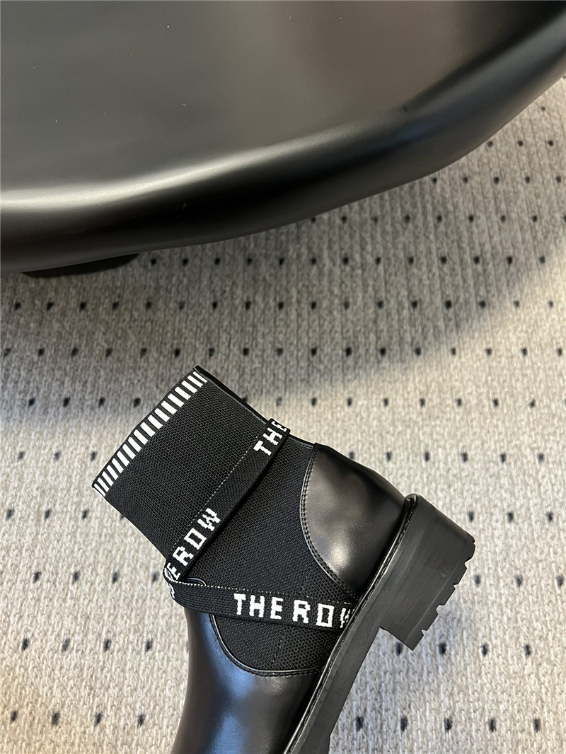 The R0w flying knit socks ankle boots replica designer shoes