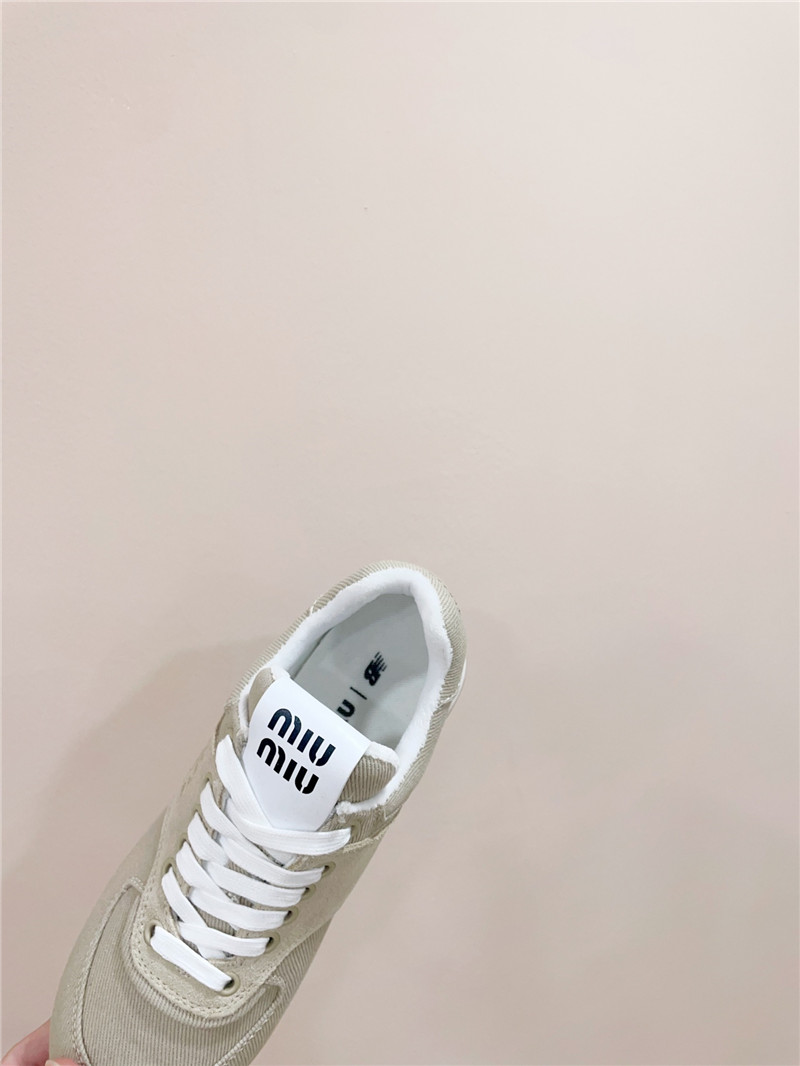 Miu Miu x New Balance 574 Leather Sneakers for Women