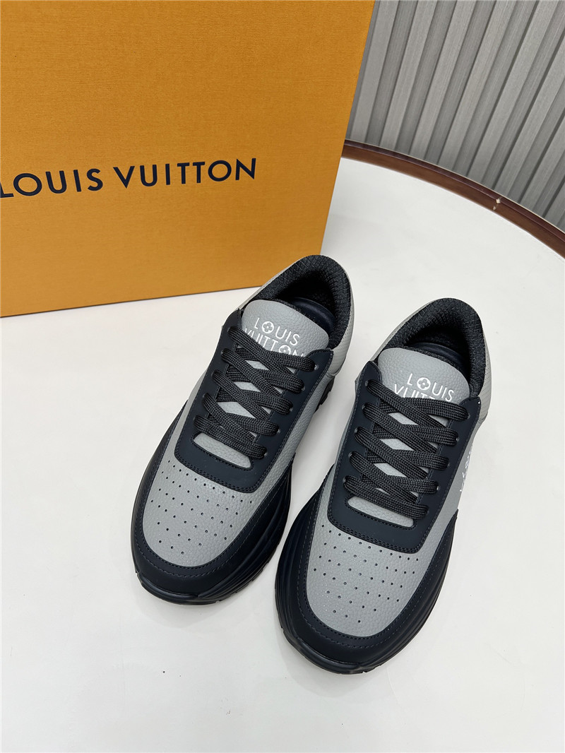 l0vis Vvtt0n lv gray black platform sneakers