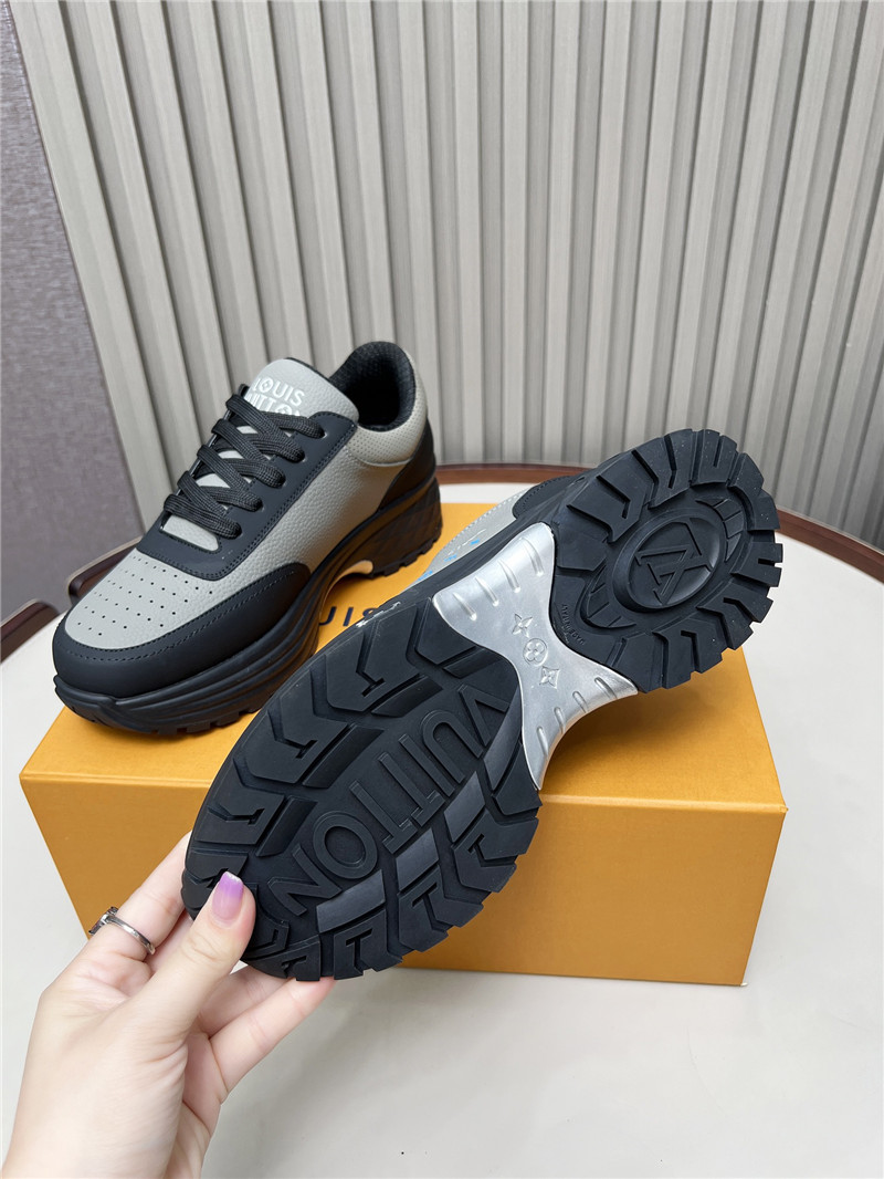 l0vis Vvtt0n lv gray black platform sneakers