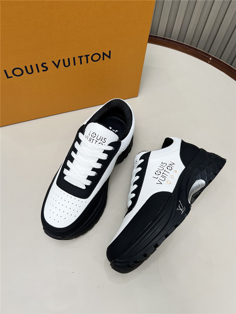 l0vis Vvtt0n lv black  white platform sneakers