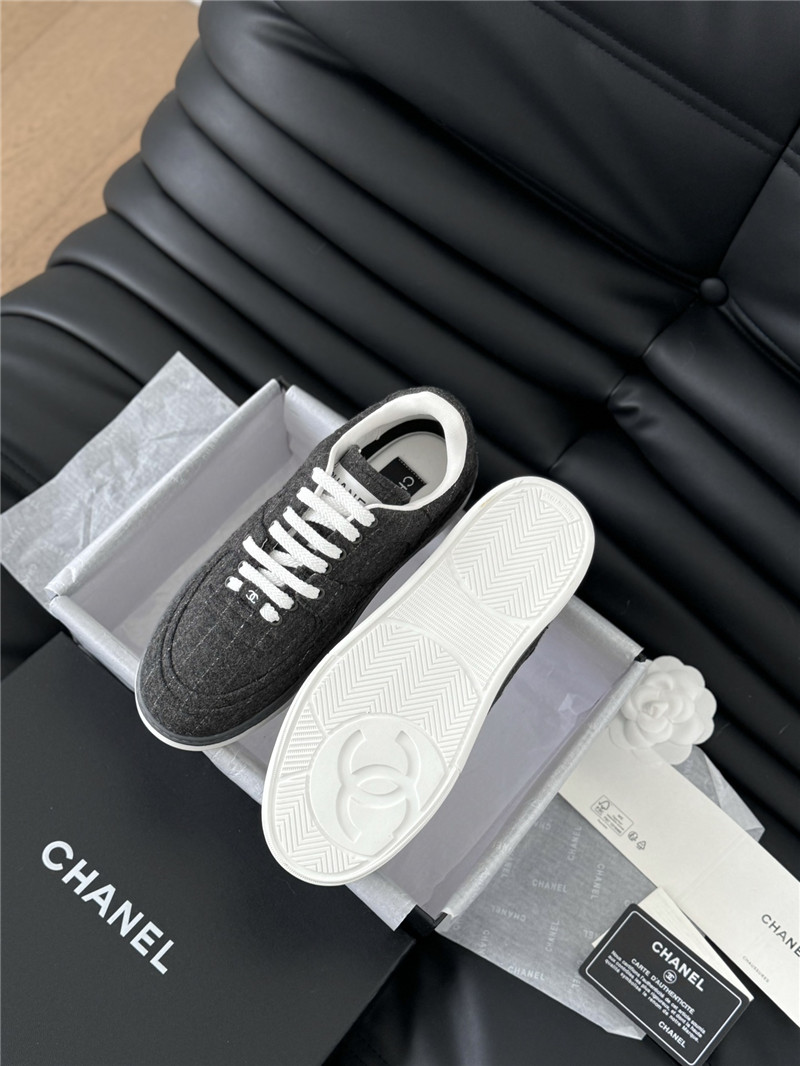 Ch**el gray logo air force sneakers