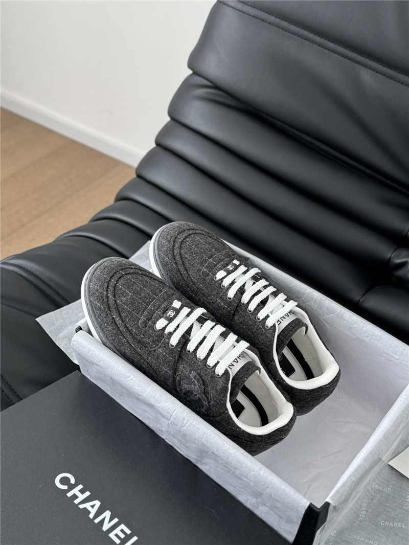 Ch**el gray logo air force sneakers