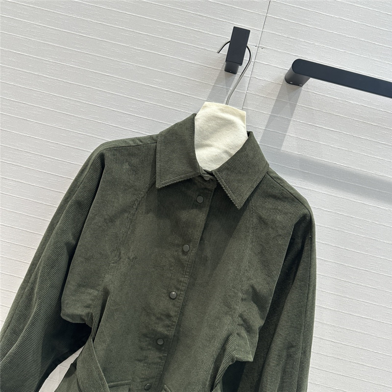 Vanitoo corduroy lace-up shirt replica clothing sites