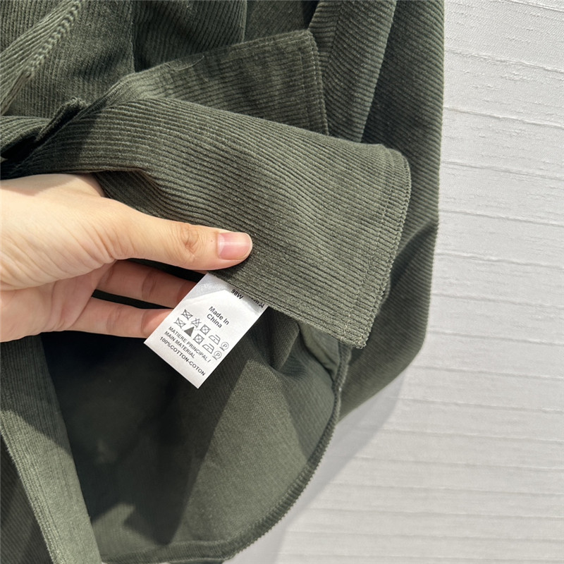 Vanitoo corduroy lace-up shirt replica clothing sites