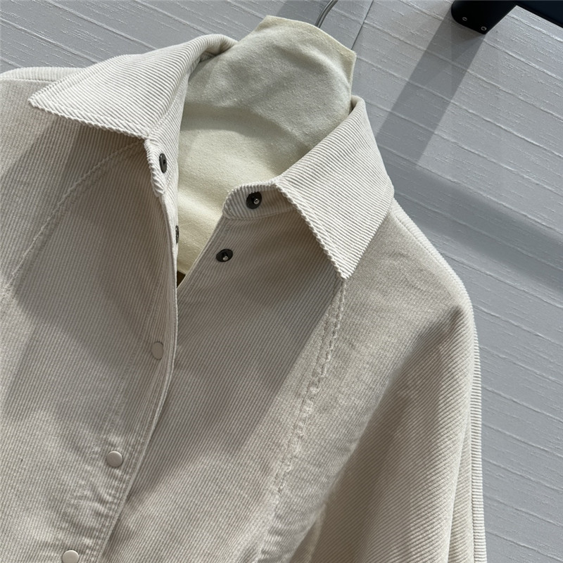 Vanitoo corduroy lace-up shirt replica clothing sites