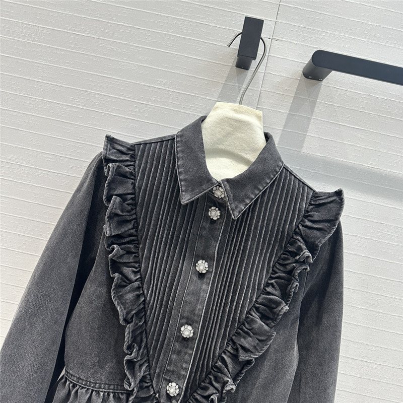 Ch**el denim jacket cheap replica designer clothes