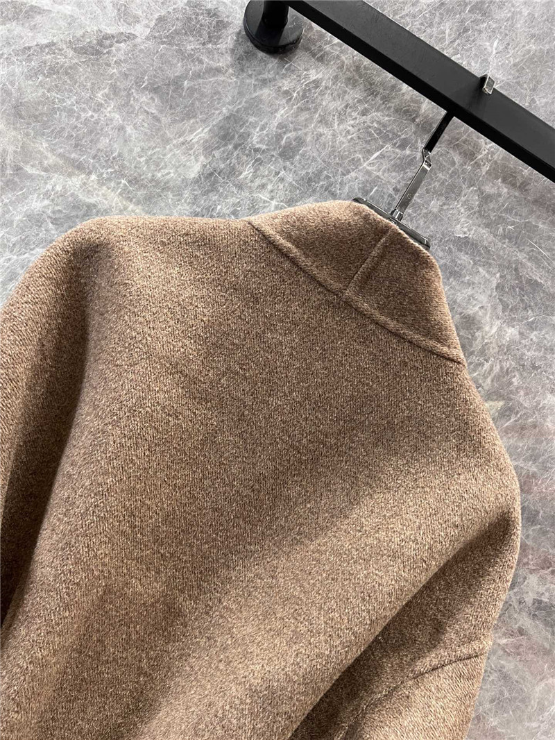 D10r short lace-up wool coat replica clothing sites