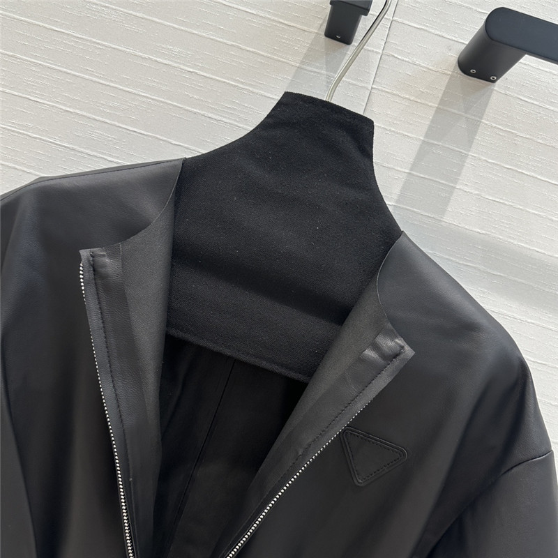 Pra*a leather jacket replica clothes