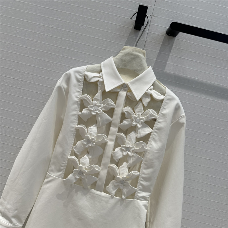 Va1e*ntin0 white shirt dress replica designer clothing websites