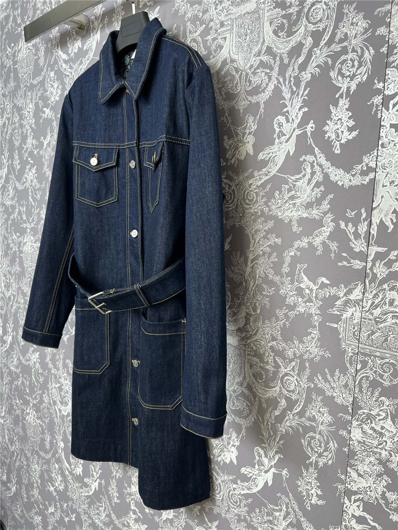 D10r long sleeve denim dress replica d&g clothing