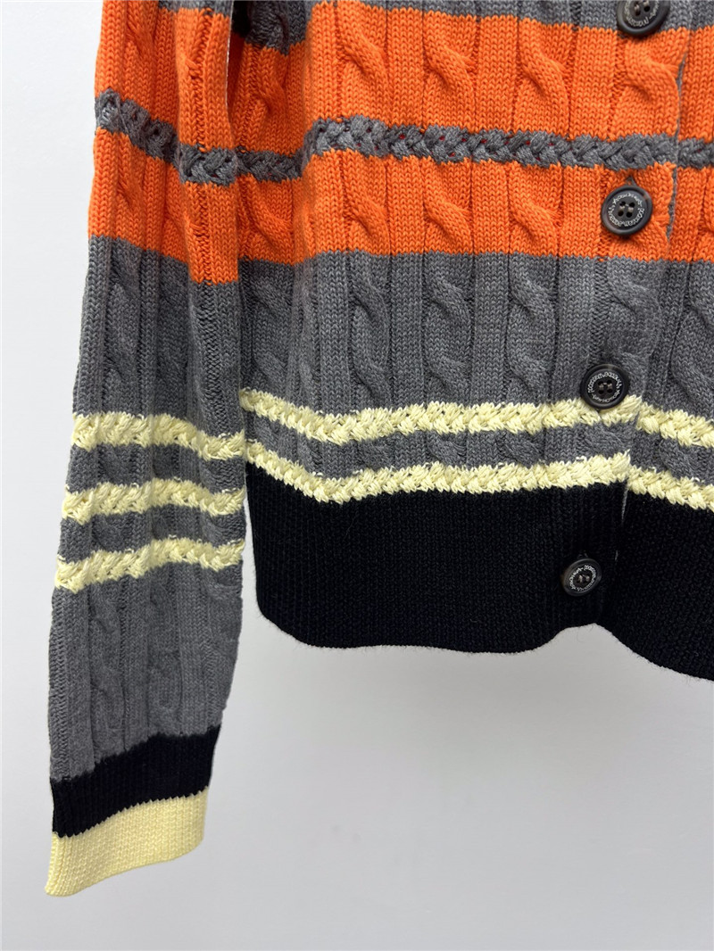 Vivienne Westwood Multicolor Stripe Cable Cardigan