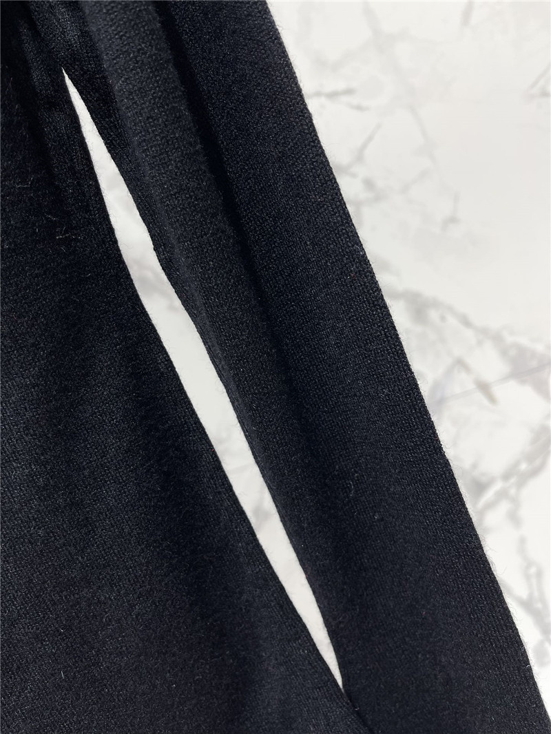 Va1e*ntin0 ruffled viscose and wool sweater black