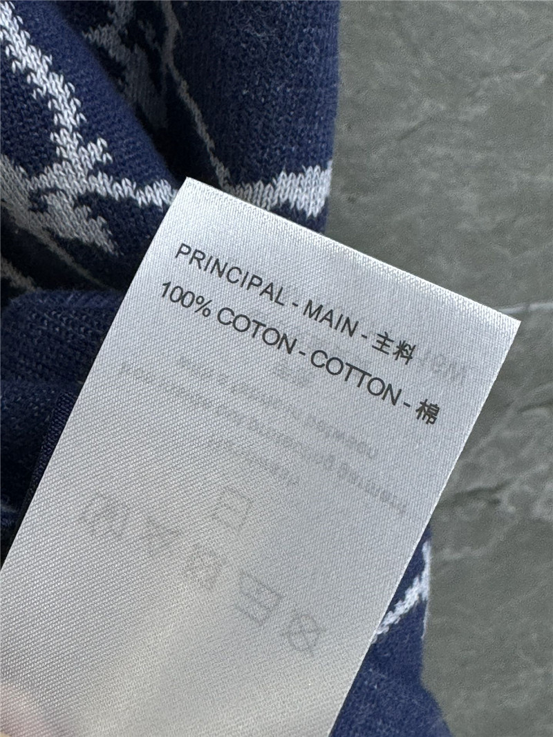 l0vis Vvtt0n lv fishnet jacquard short-sleeved replica clothes